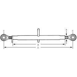 Barre de poussée GOPART TL125330GP