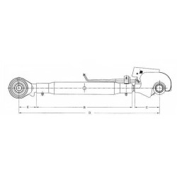 Barre de poussée UNIVERSEL TLC3903022KR