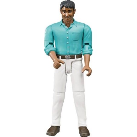 Figurine homme avec pantalon blanc BRUDER U60003