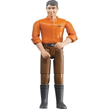 Figurine homme avec pantalon marron BRUDER U60007