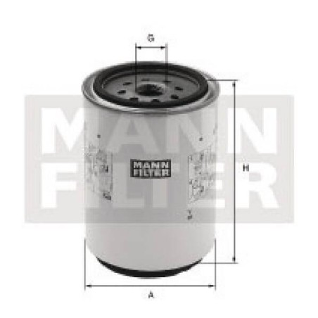 Filtre à essence MANN-FILTER WK1142X