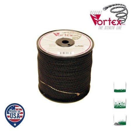 Bobine fil nylon hélicoïdal copolymère VORTEX  - 2.70mm x 167m - Qualité professionnelle - Fabrication américaine