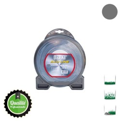 Coque fil nylon bi-composant OZAKI Alu Line  - 1.60mm x 15m - Qualité professionnelle