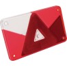 Light lens'red/transparent rectangular rear/left Aspöck