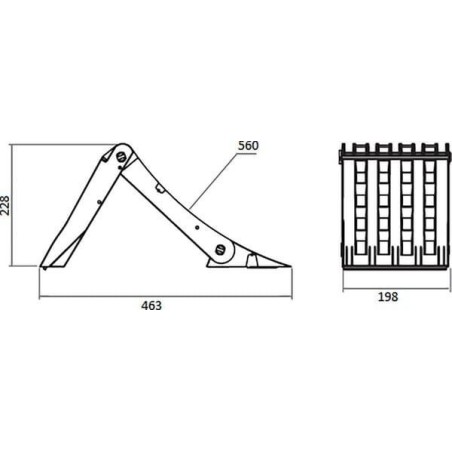 Calzo de rueda Origamy plegable 53 LOKHEN 600500100