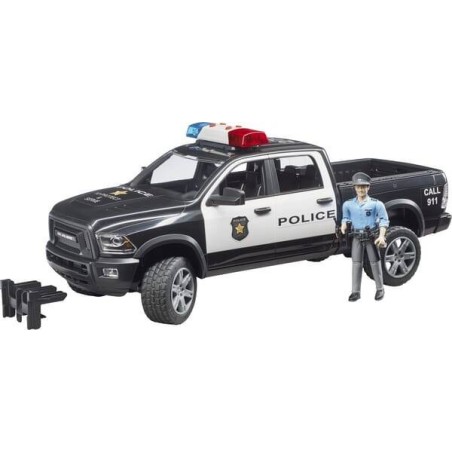 Camion de police RAM 2500 avec policier BRUDER U02505