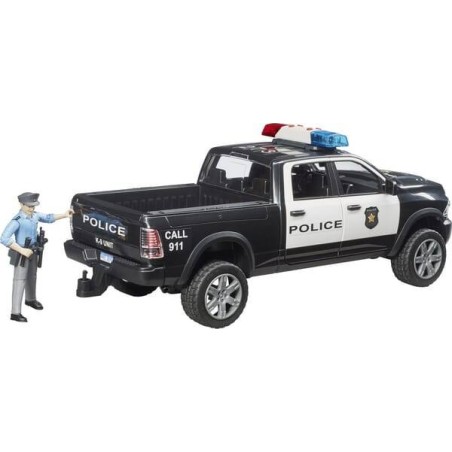 Camion de police RAM 2500 avec policier BRUDER U02505