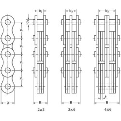 Chaîne REX-PRO BL544
