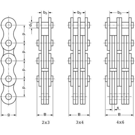 Chaîne REX-PRO BL544