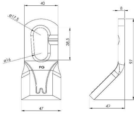 Schlegelmesser TX95MRN UNIVERSAL TX95MRN