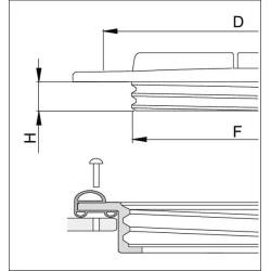 Couvercle ARAG 3514060