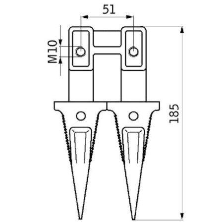 Dedo doble Tiroler UNIVERSAL 1104212100N