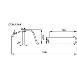 Track Eradicator Tine UNIVERSAL CP0850