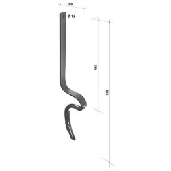 Track eradicator 770x40x10 UNIVERSAL CP1000