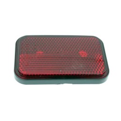 Reflector rojo rectangular 100x68 mm