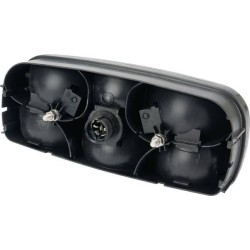 Rear light RH rectangular 24V red/transparent/amber bolt