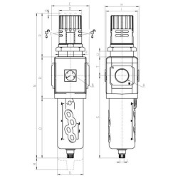 Filtre CAMOZZI MX238FR0304
