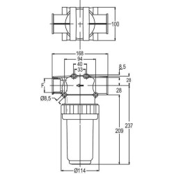 Filtre GEOLINE 8121002