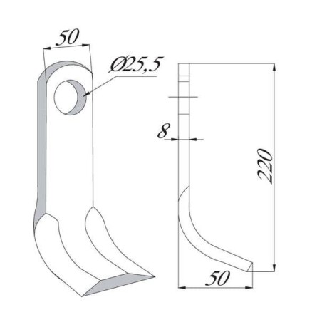 Coltello per trincia R.C. UNIVERSALE CK4960