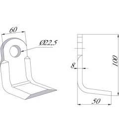Flail UNIVERSEL CK5960