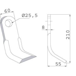 Fléau MASCHIO T40005142R
