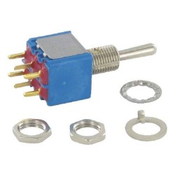 Switch mini mom-off-mom 2-pole APEM 5247CDB