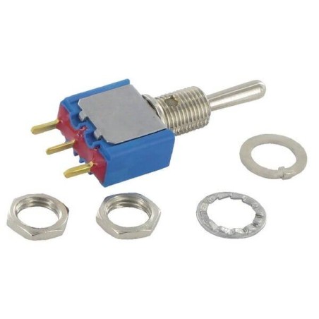 Switch mini on-off-mom 1-pole APEM 5238CDB