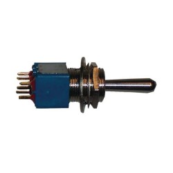 Switch mini on-off-on 2-pole APEM 5649M