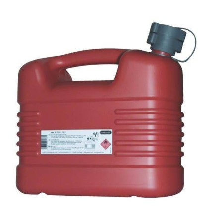 Jerrican plastique 10L rouge PRESSOL SP21133