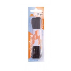 Laces round black 100cm UNIVERSAL 64100102
