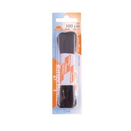 Laces round black 100cm UNIVERSAL 64100102