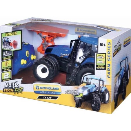 Tracteur miniature New Holland T8,320 avec chasse-neige RC 1:16 MAISTO MA82303
