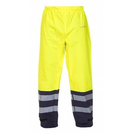 Pantalon imperméable Vale PU élastique haute visibilité jaune taille S HYDROWEAR 014580FYS