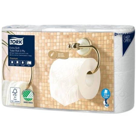 Papier-toilette blanc 58 rouleaux TORK PM110319