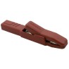 Crocodile clip red UNIVERSAL AK2SR