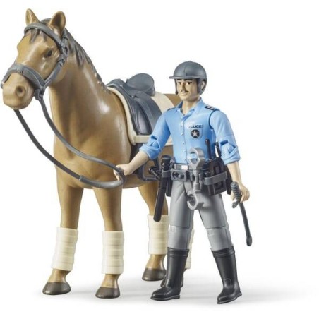 Figurine de policier à cheval BRUDER U62507