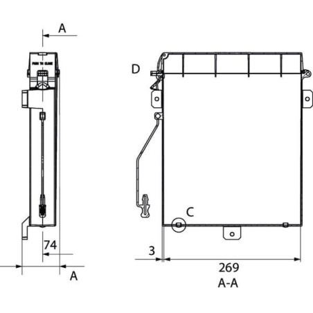 Documentholder rectangular LOKHEN 603010100