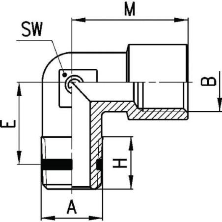 Acoplamiento angular CAMOZZI S20203838