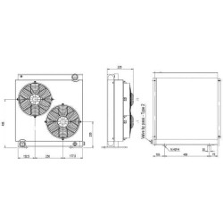 Refroidisseur d'huile EMMEGI OK2050KBV24301