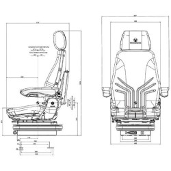 Sits Actimo M G1294547 GRAMMER ACTIMO G1294547