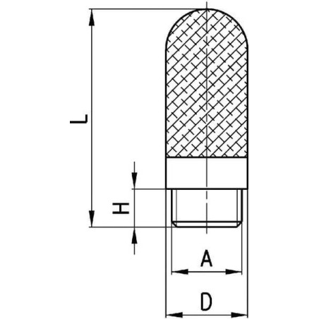 Cap brass CAMOZZI 2938M5