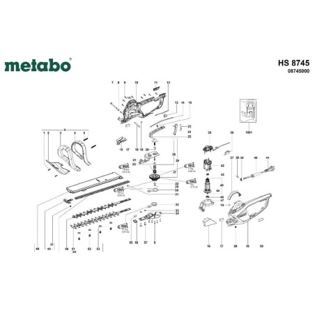 Cuchilla METABO 608745000MET