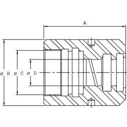 Testa cilindro PC25 EPL50 prem. UNIVERSALE PC2905007VM