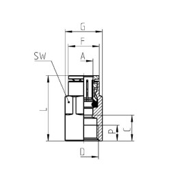 Accouplement rapide femelle CAMOZZI 6463818