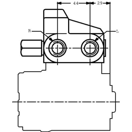 Válvula prioritaria 152B0002 Int. DANFOSS OLSA40
