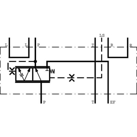 Valvola prioritaria 152B0002 Int. DANFOSS OLSA40