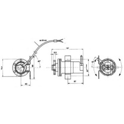 Electric fuel pump 12V UNIVERSAL 18812V