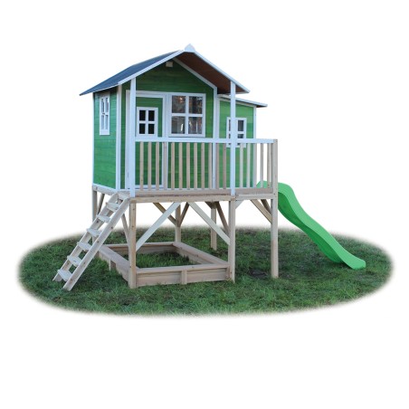 EXIT Loft 750 cabane de jeu en bois - vert