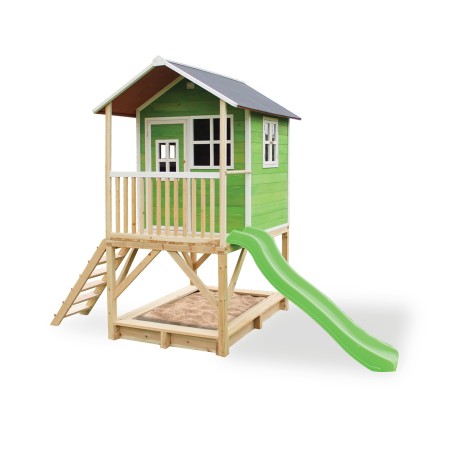 EXIT Loft 500 cabane de jeu en bois - vert