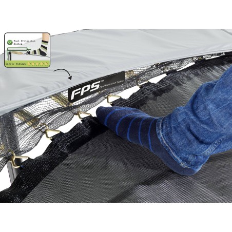 EXIT Trampoline Elegant 244x427cm stecknippel luftfilter